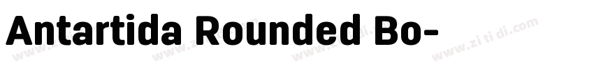 Antartida Rounded Bo字体转换
